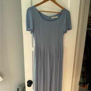 Christy Dawn Scarlett dress in light blue— never worn, perfect condition